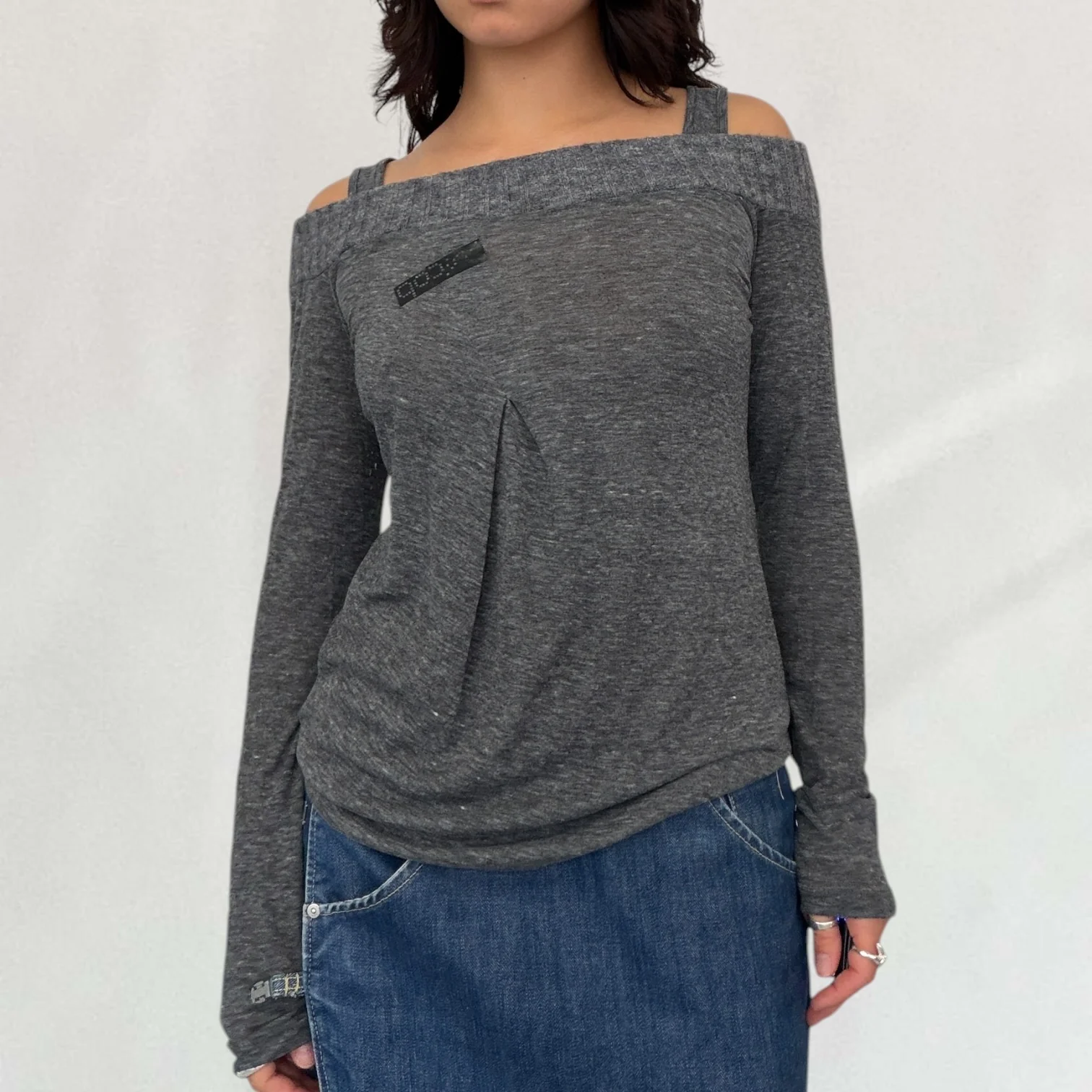 Cop Copine double layered top