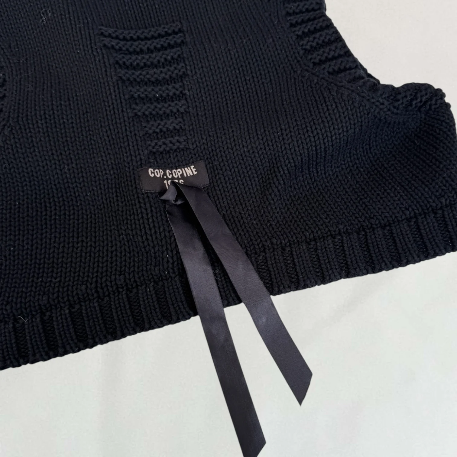 Cop Copine knitted waistcoat - Image 3