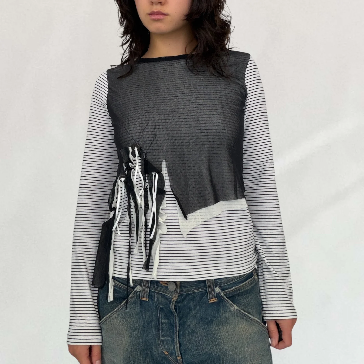 Cop Copine striped top