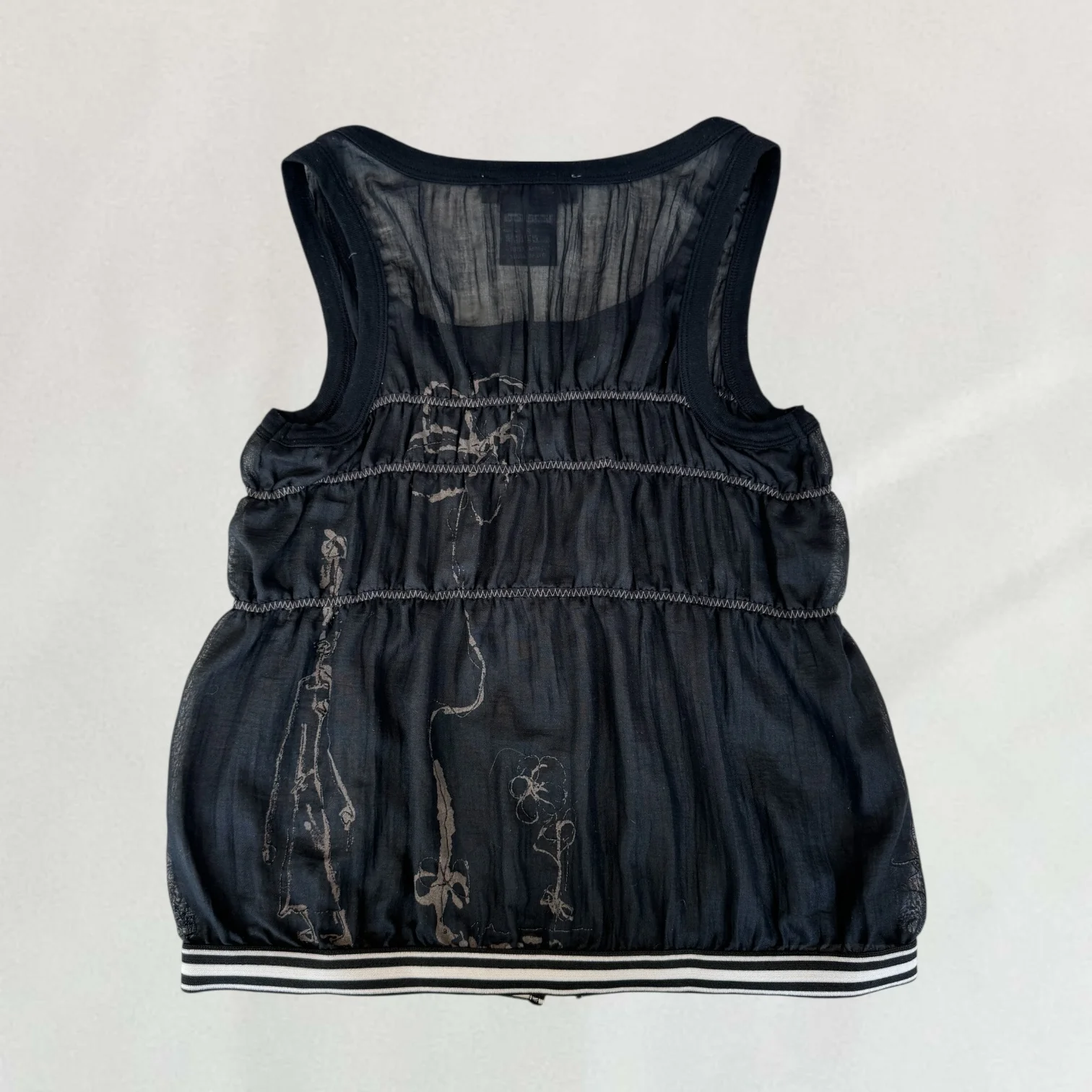Cop Copine zip front top - Image 4