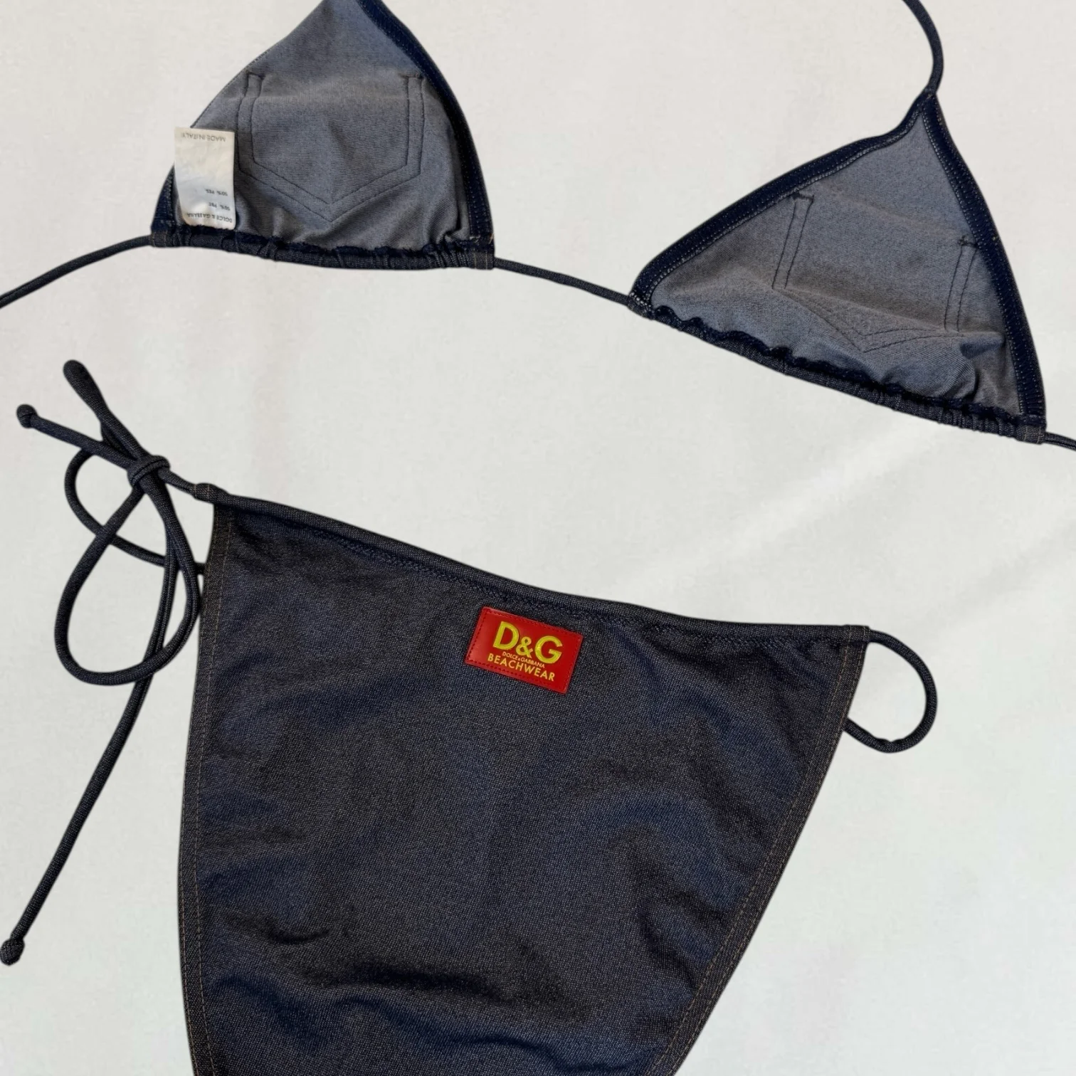 Dolce & Gabbana denim-look bikini - Image 3