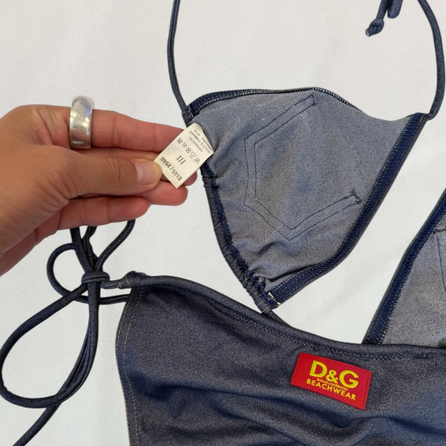 Dolce & Gabbana denim-look bikini - Image 4