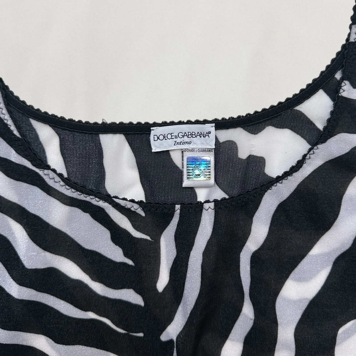 Dolce & Gabbana zebra print cami top - Image 4