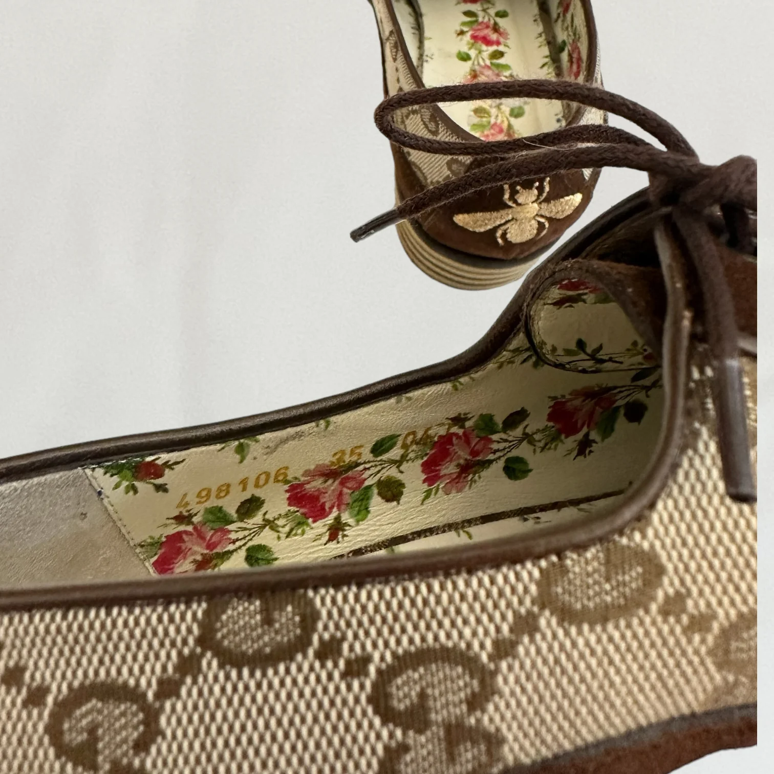 Gucci monogram brogues - Image 3