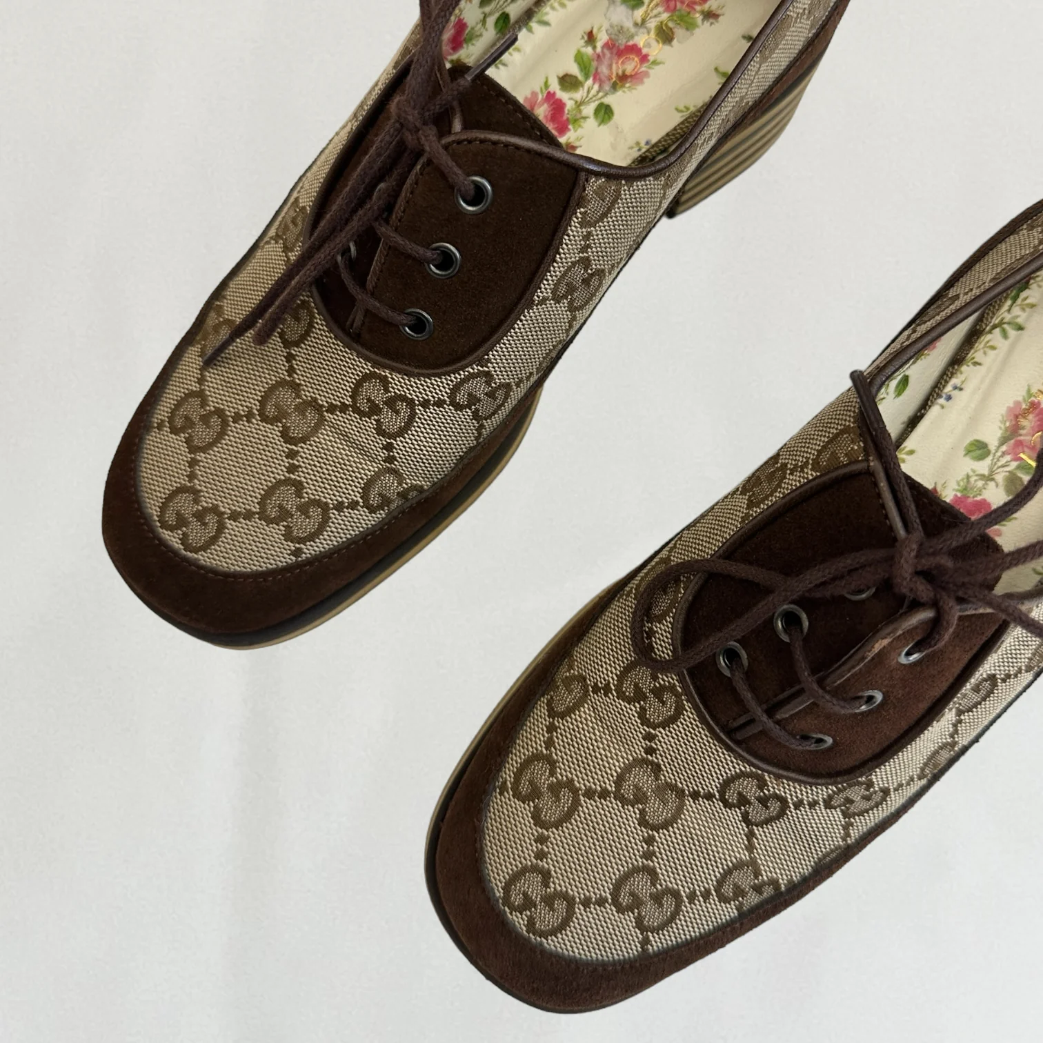 Gucci monogram brogues - Image 6