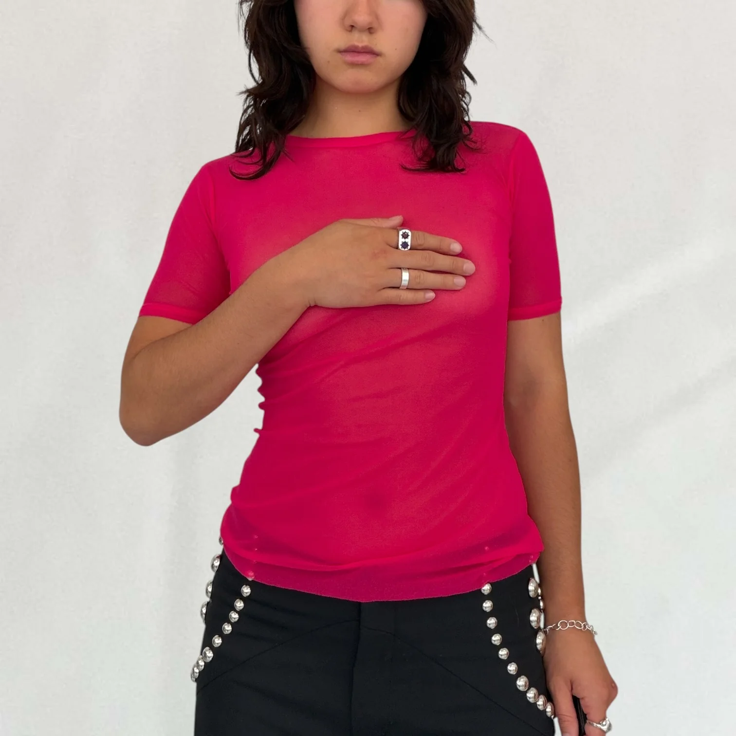 Jean Paul Gaultier mesh T-shirt - Image 2