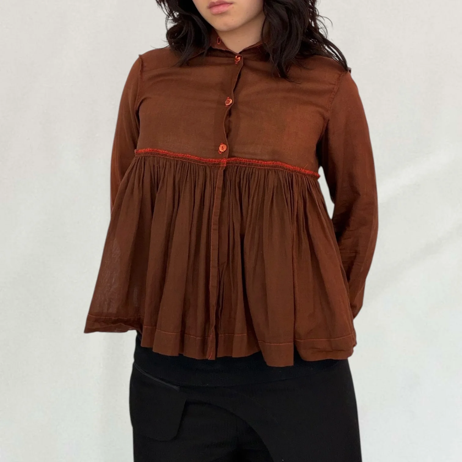 Jean Paul Gaultier ruffle shirt - Image 4