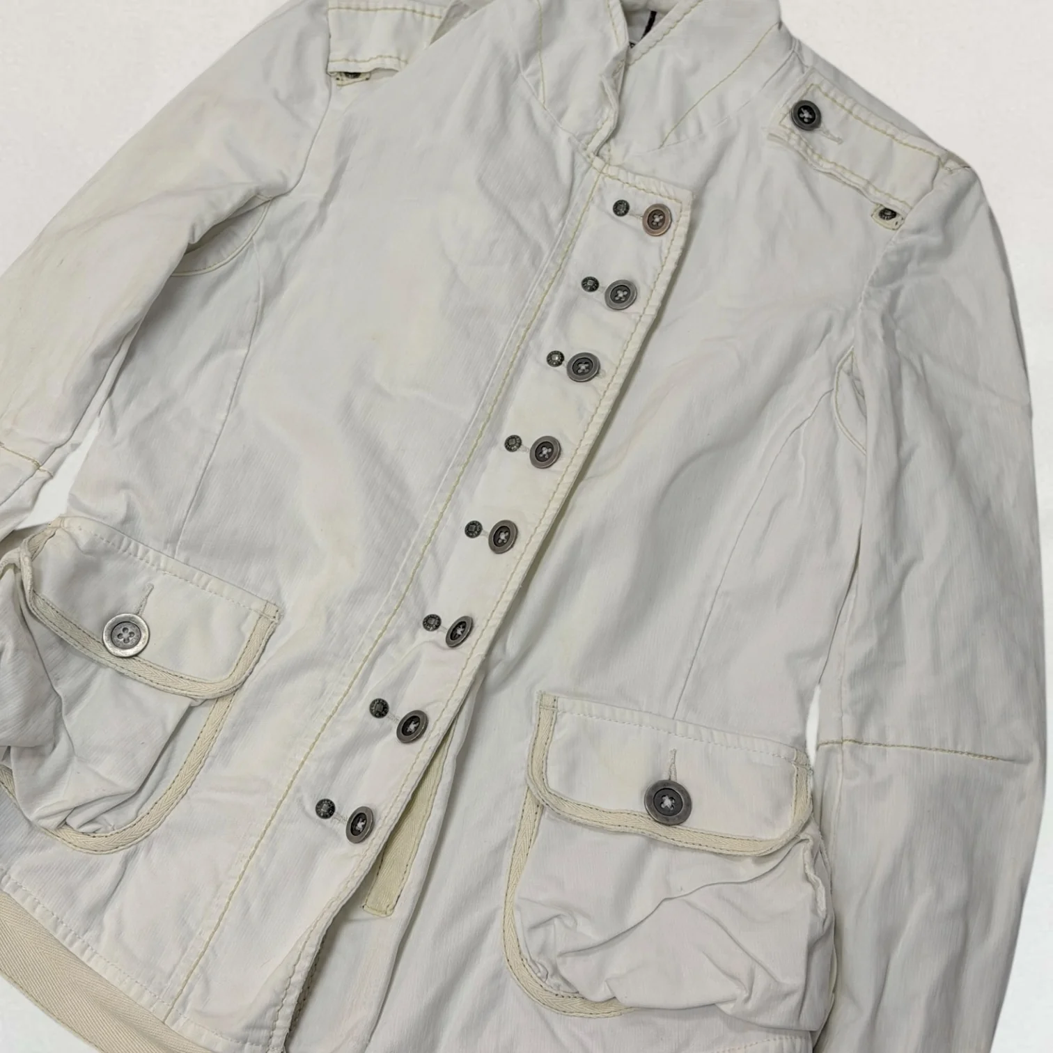 Marithé + François Girbaud asymmetric jacket - Image 3