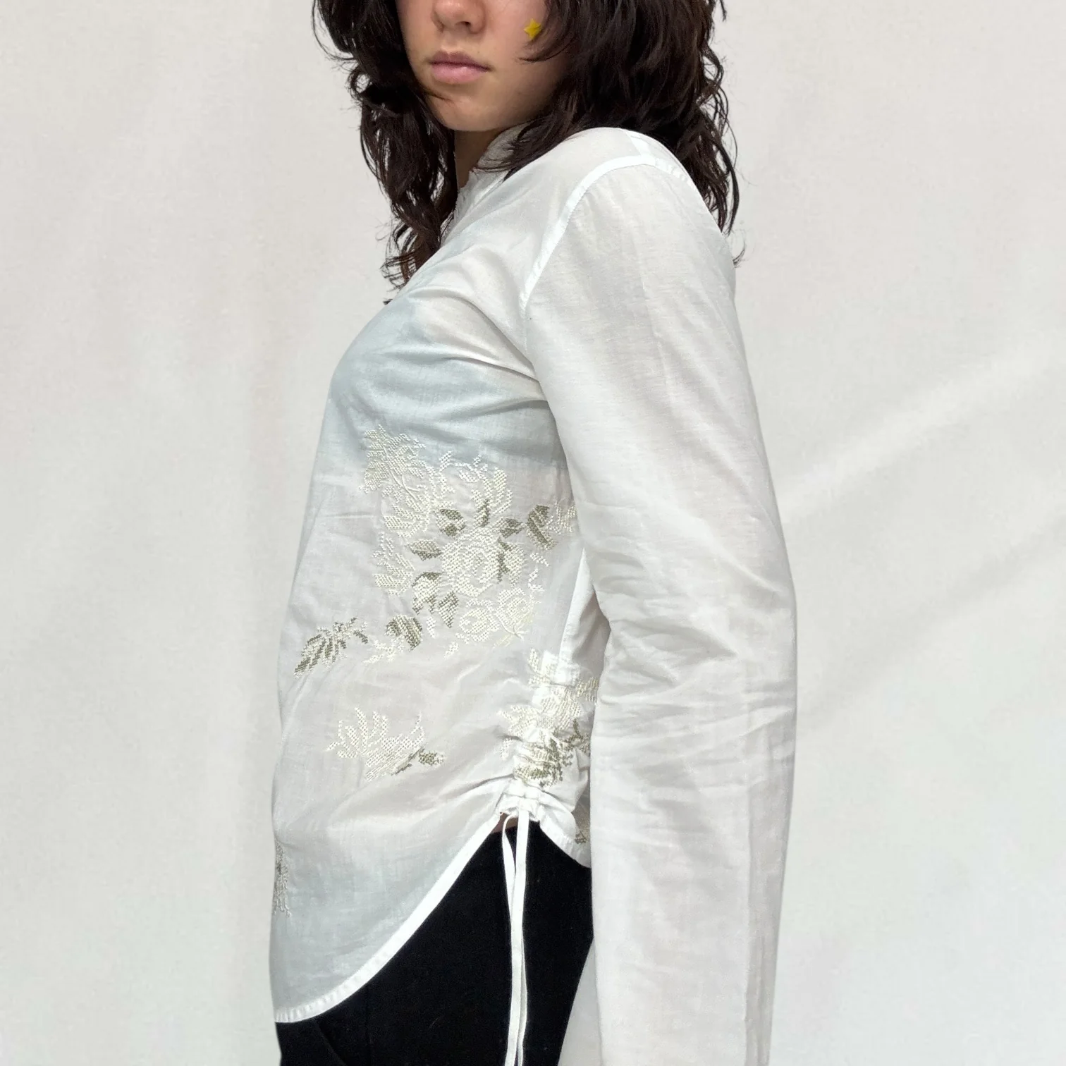 Marithé + François Girbaud embroidered shirt - Image 3