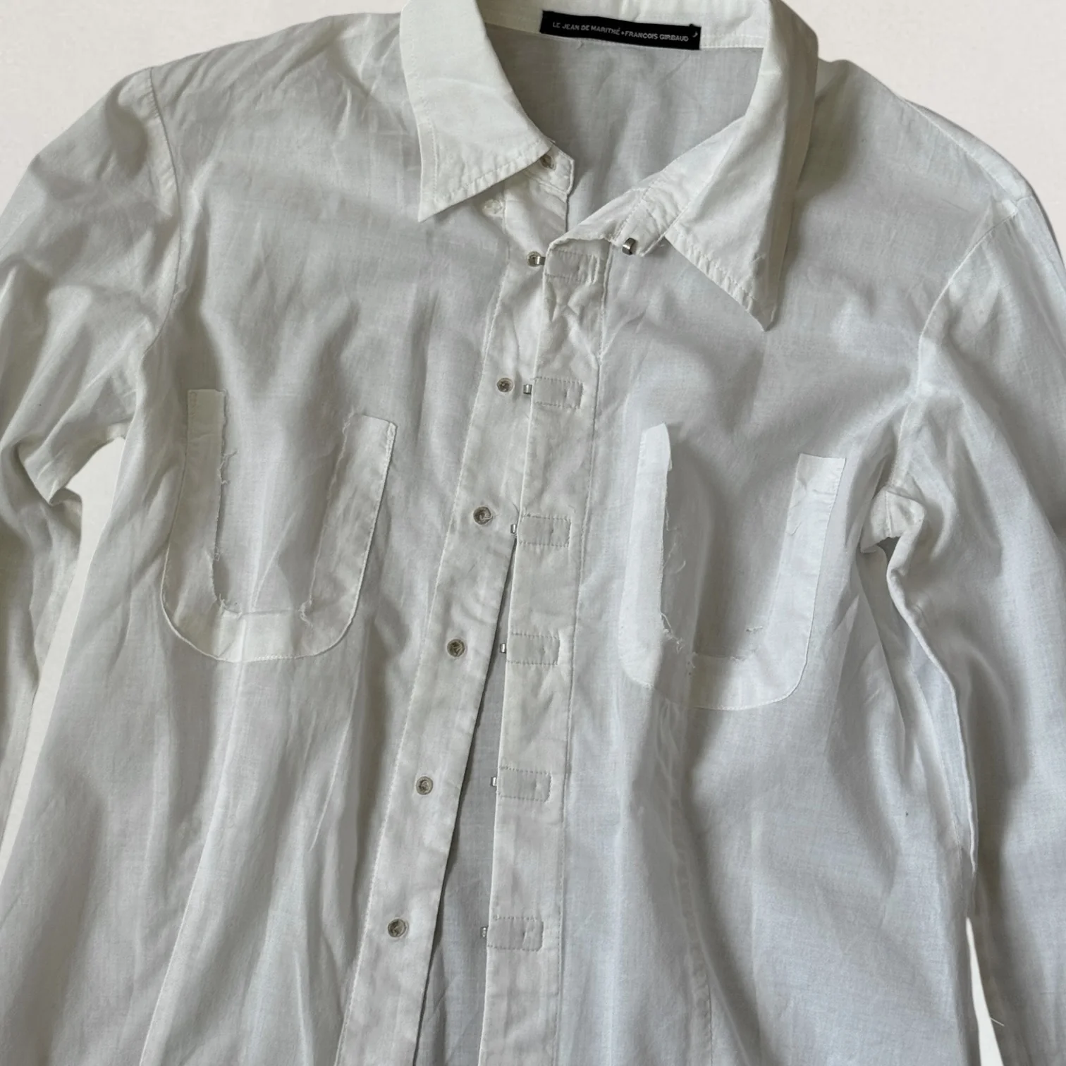 Marithé + François Girbaud sheer shirt - Image 3