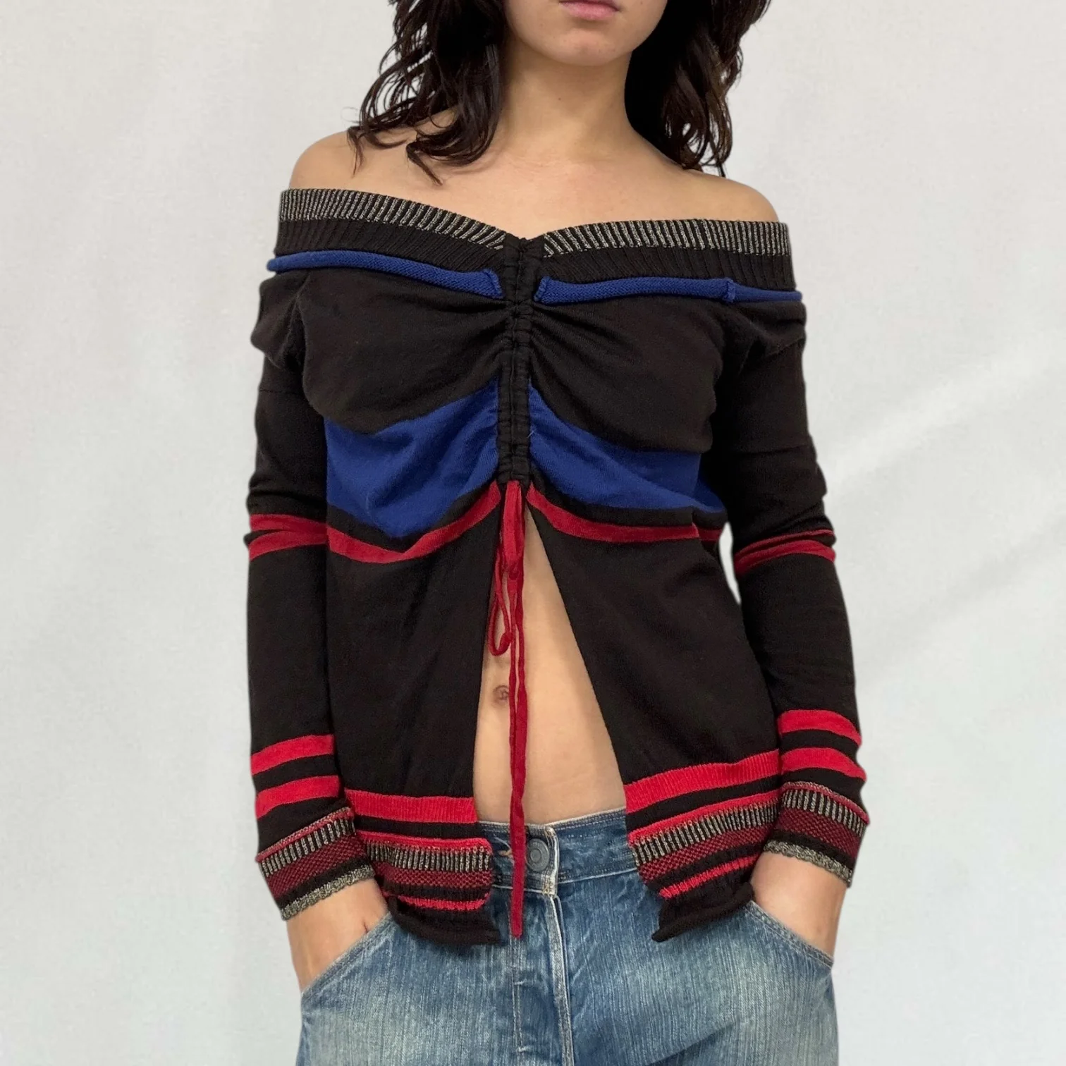 Marithé + François Girbaud striped jumper - Image 3