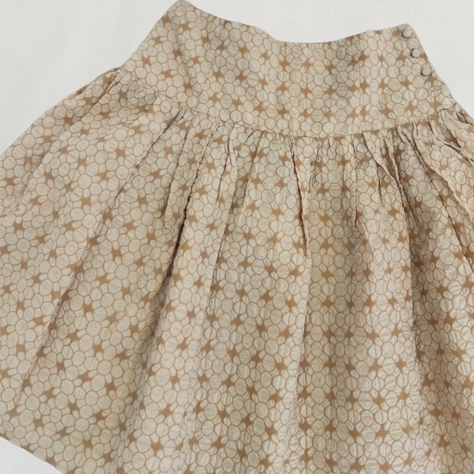 Miu Miu flower textured drop waist skirt - Image 3