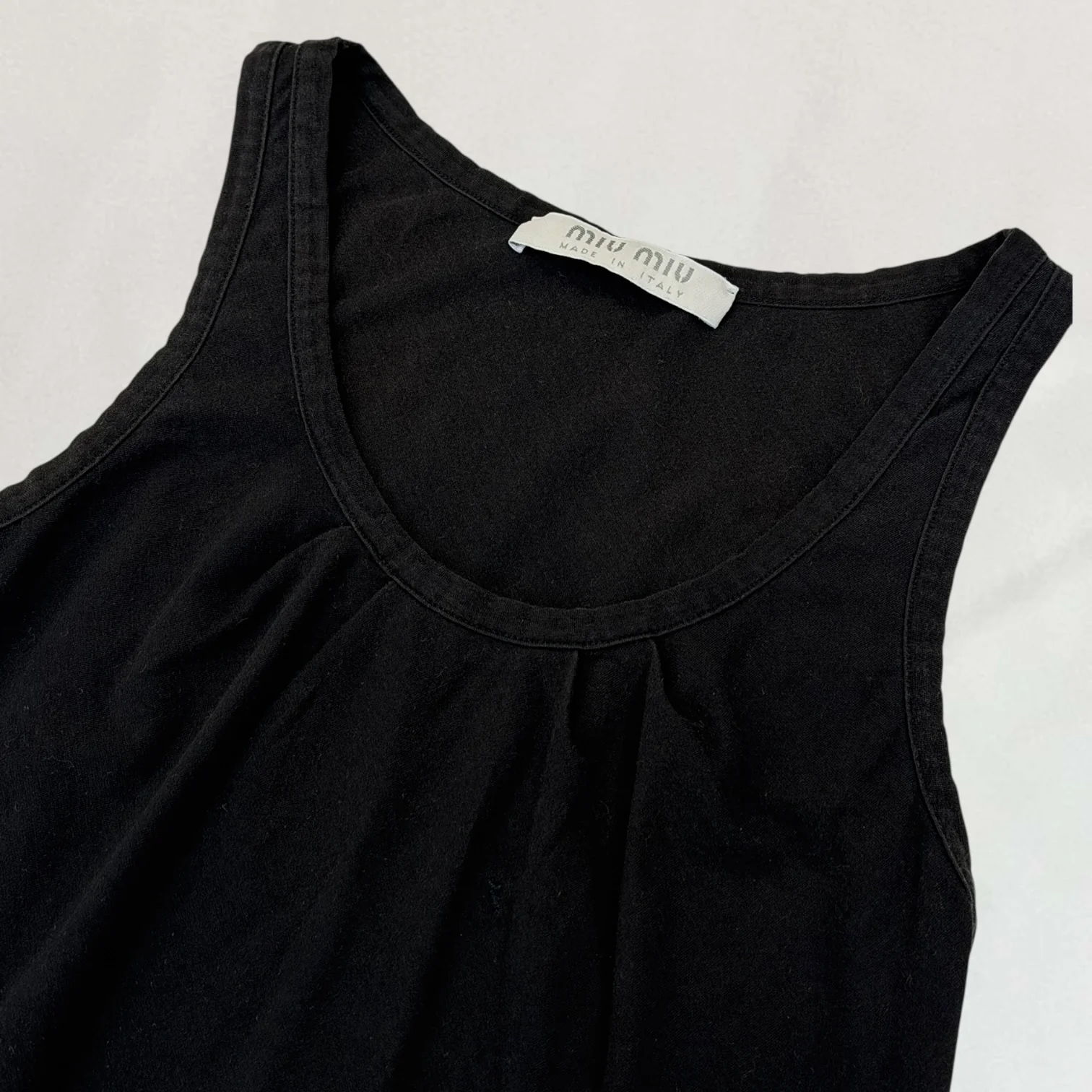 Miu Miu pleated tank top - Image 3