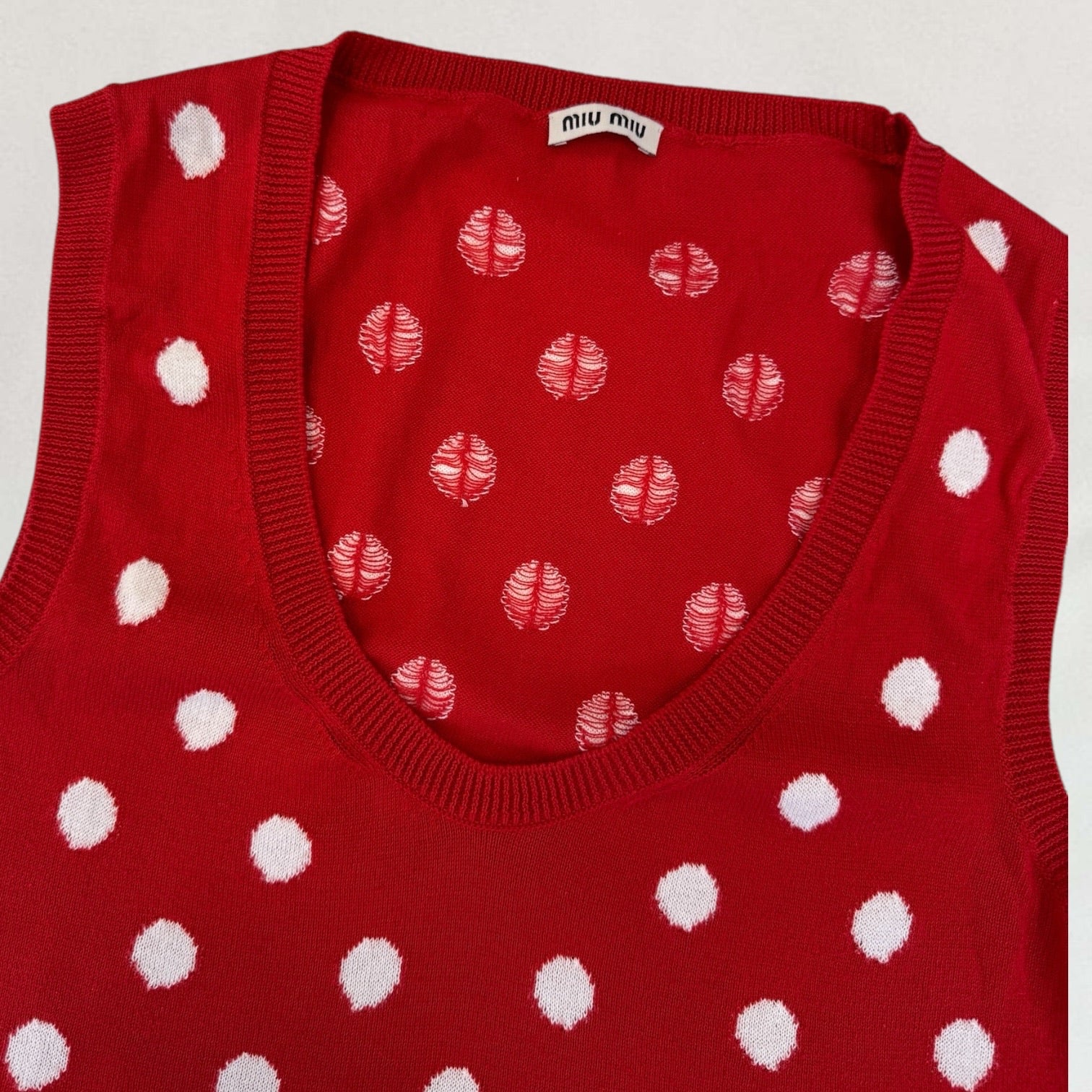 Miu Miu polka dot vest - Image 5