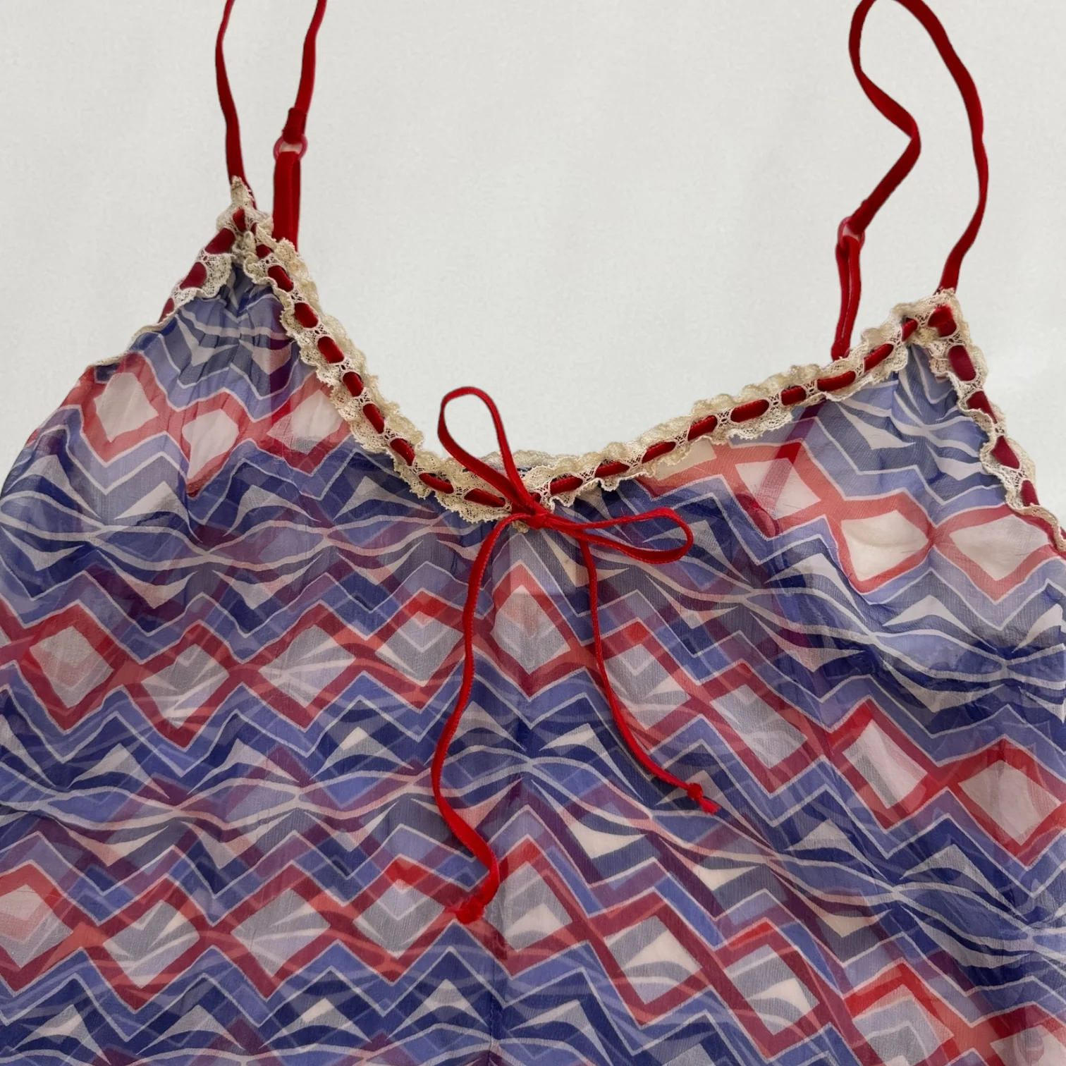 Miu Miu sheer cami top - Image 3