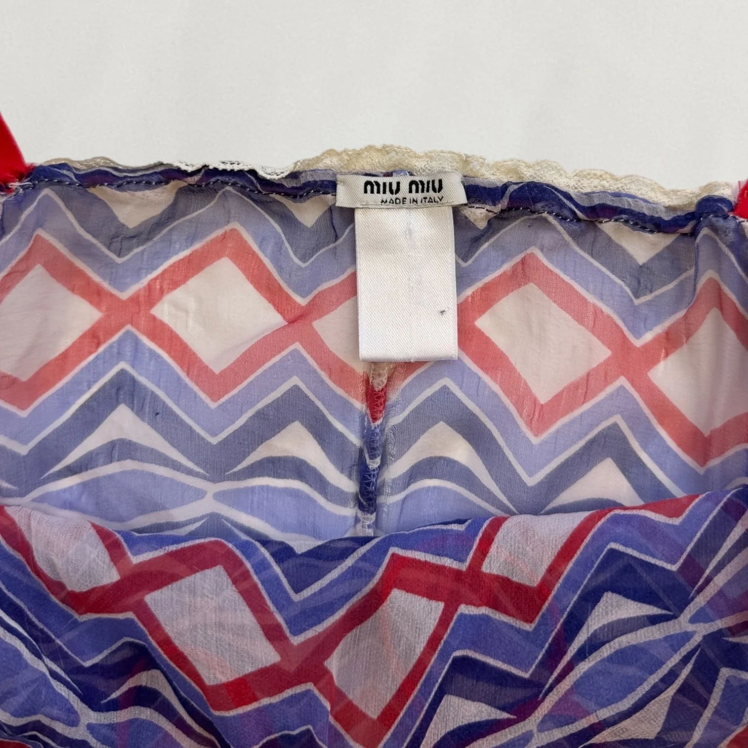 Miu Miu sheer cami top - Image 4