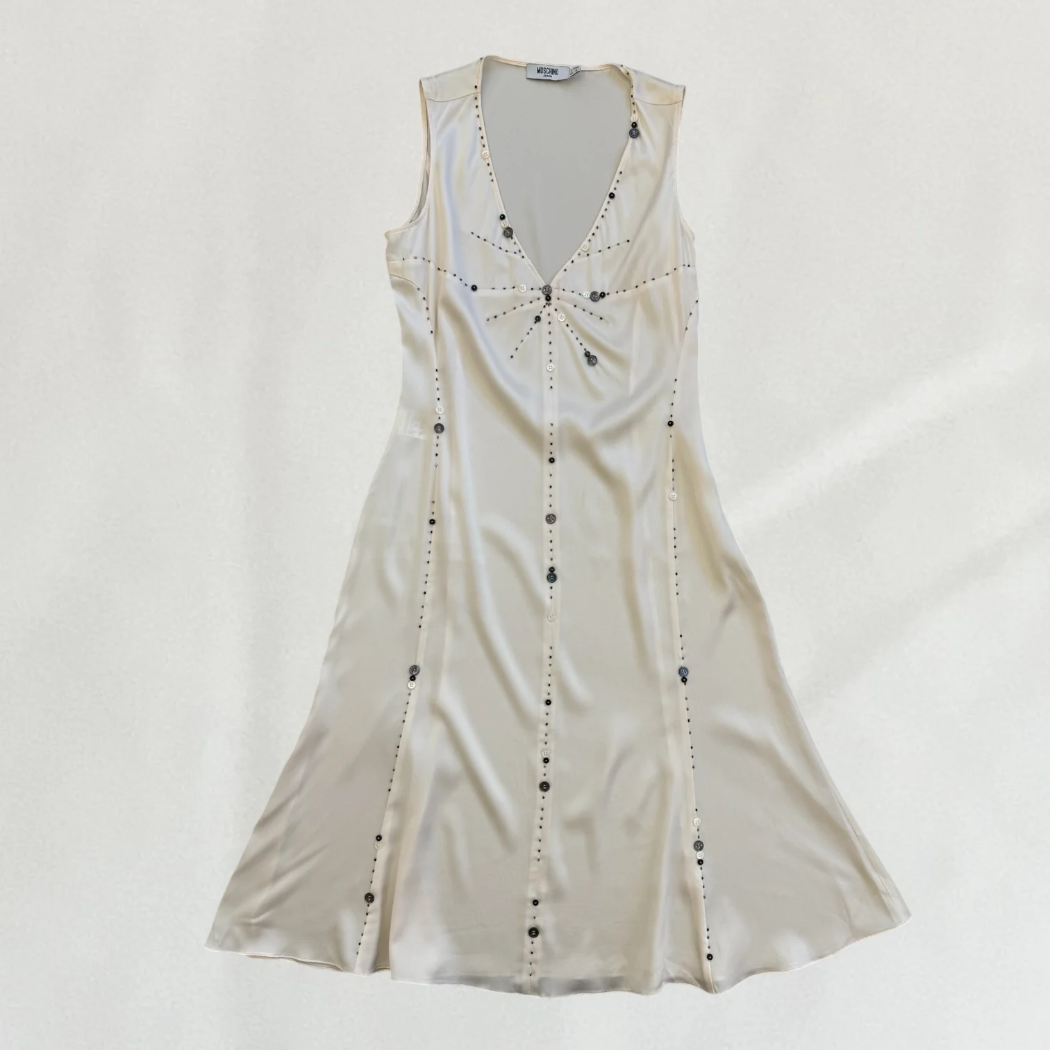 Moschino button detail dress - Image 3