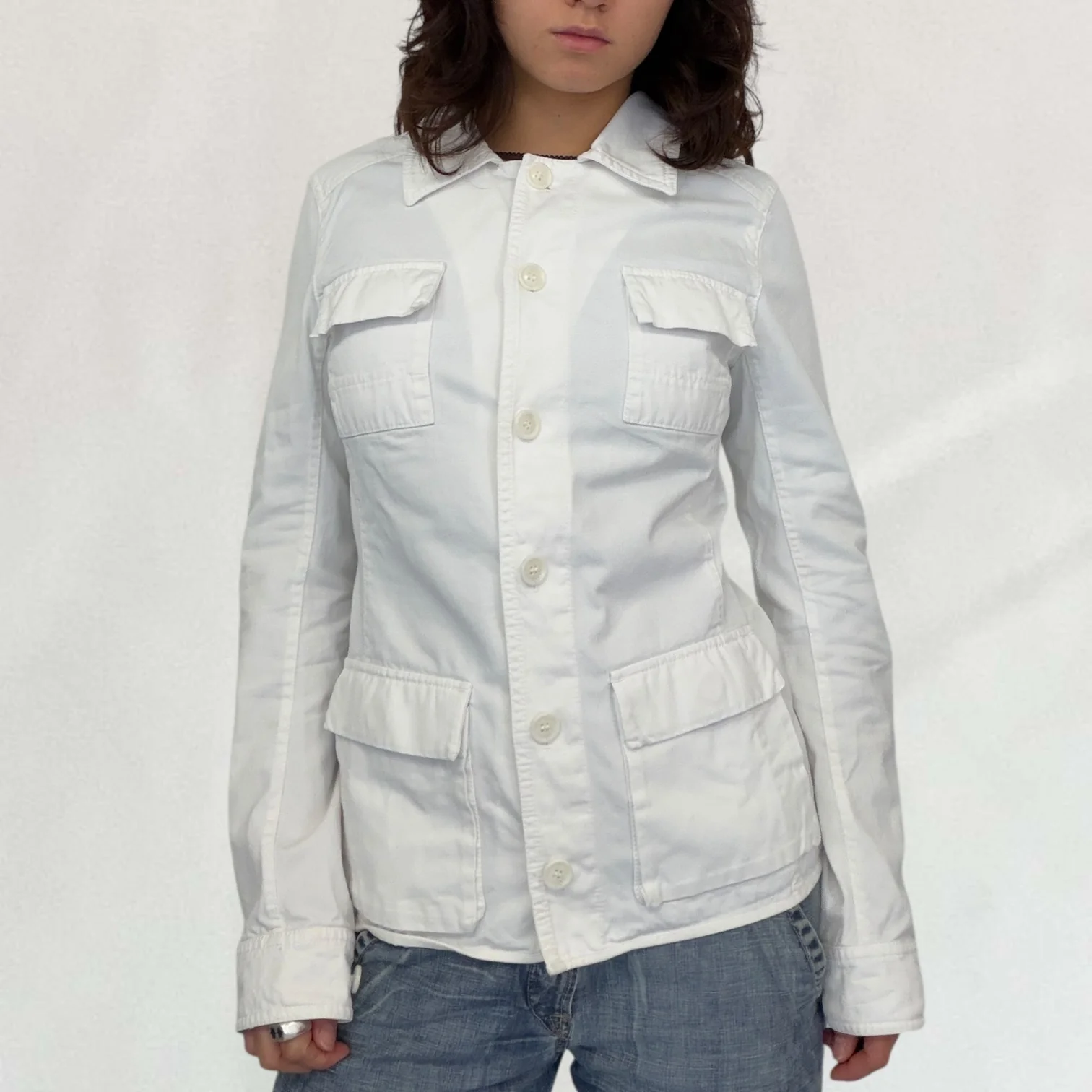 Prada button up jacket - Image 3