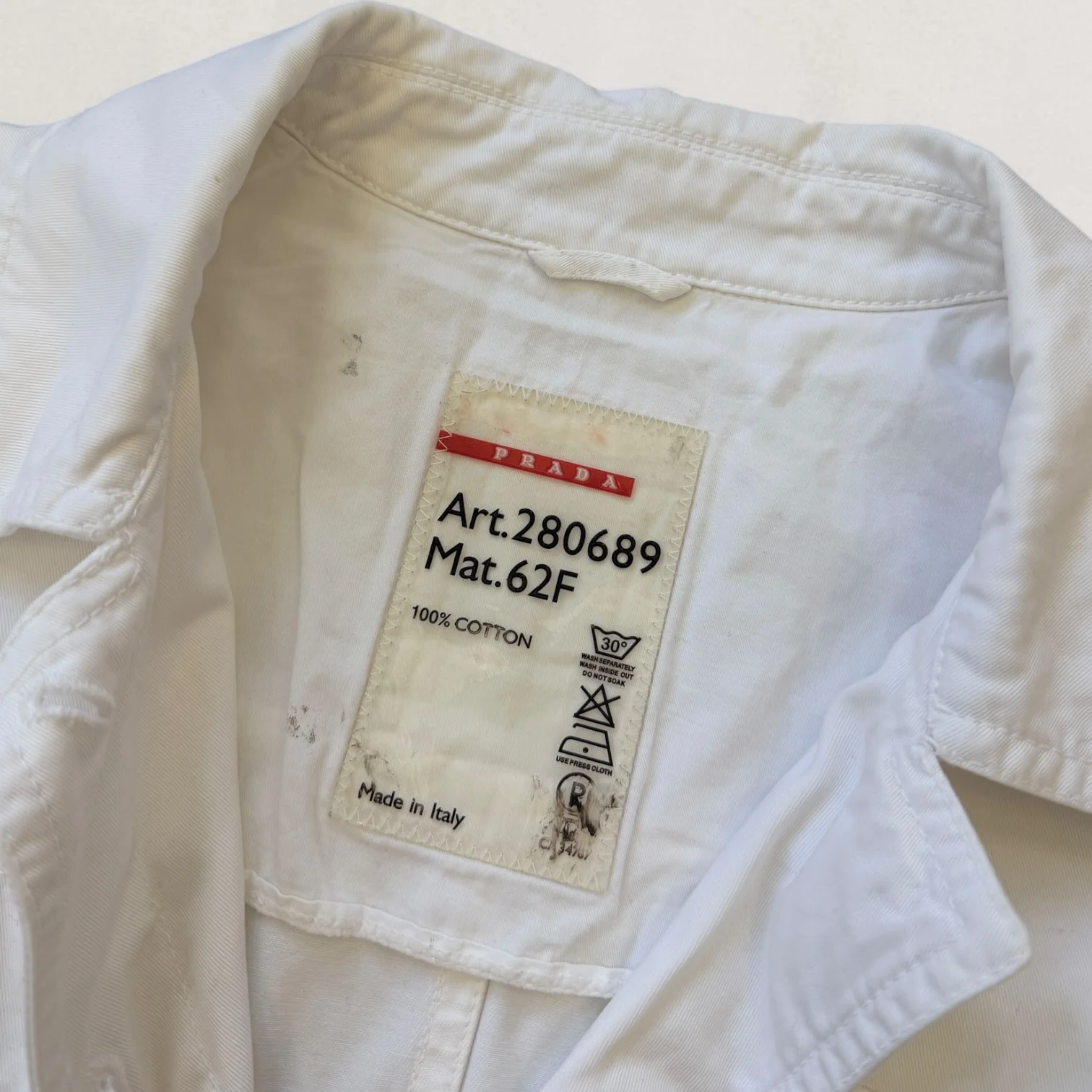 Prada button up jacket - Image 7