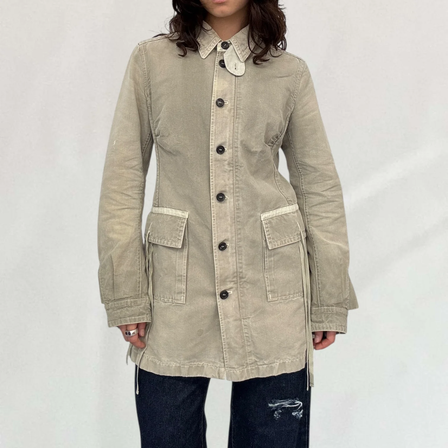 Prada button-up trench