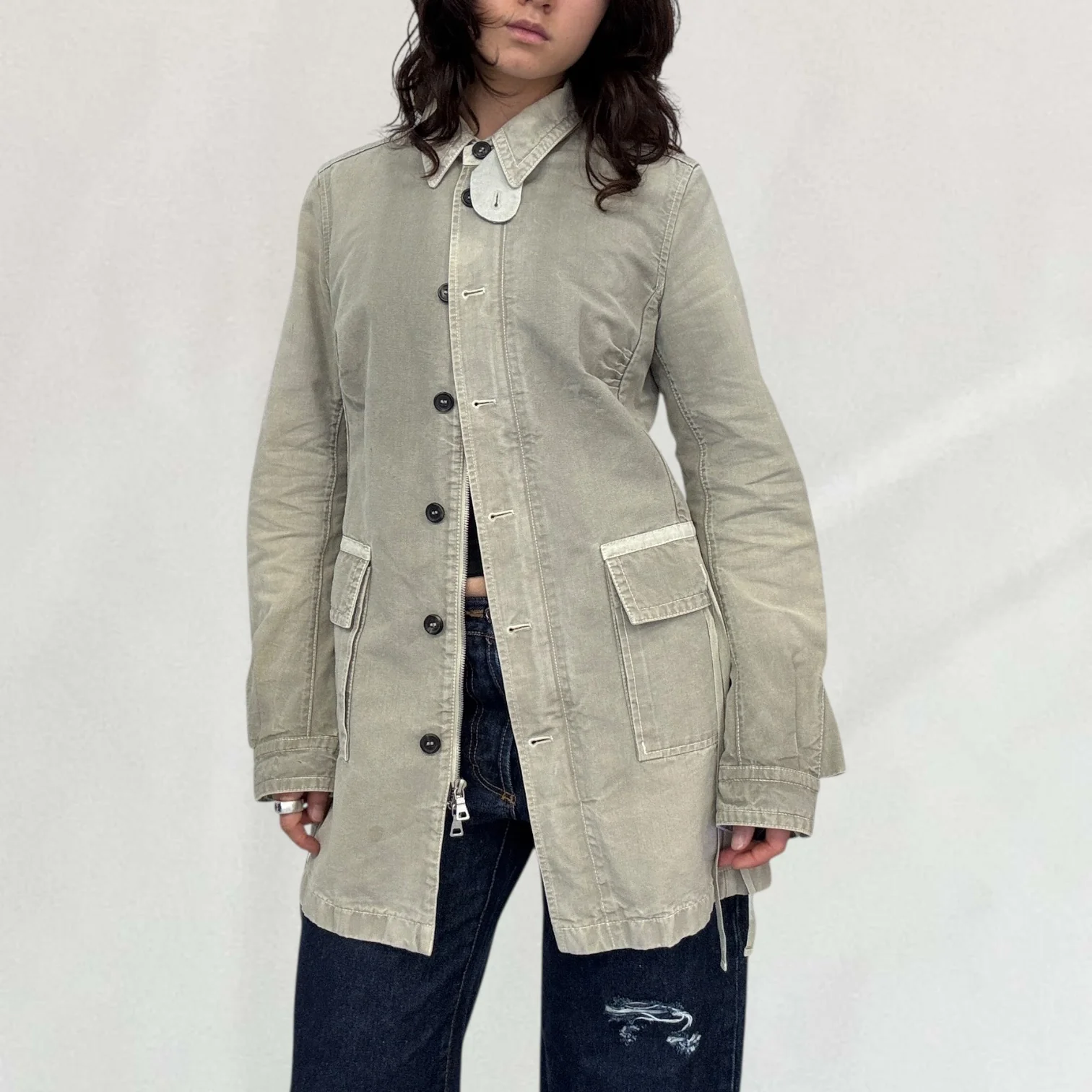 Prada button-up trench - Image 2