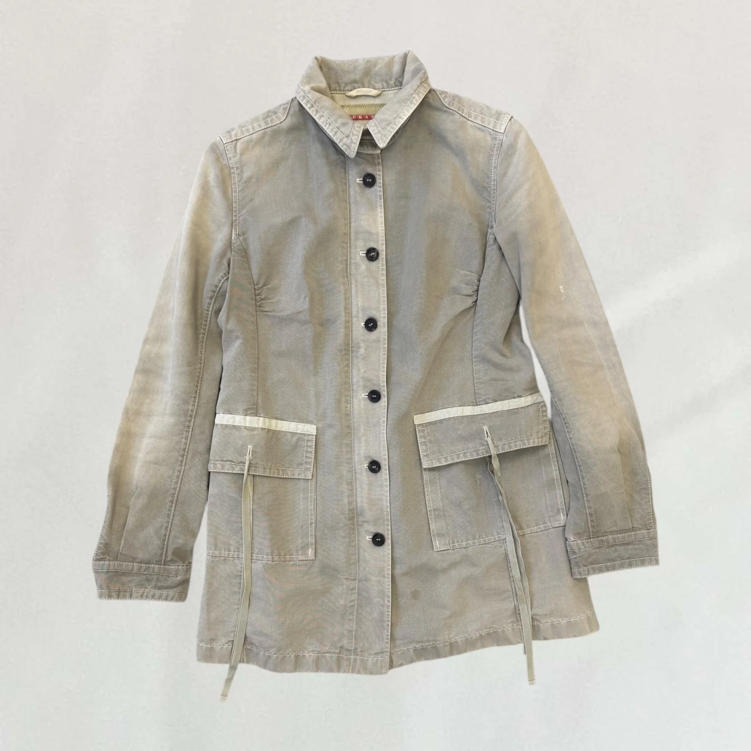 Prada button-up trench - Image 3