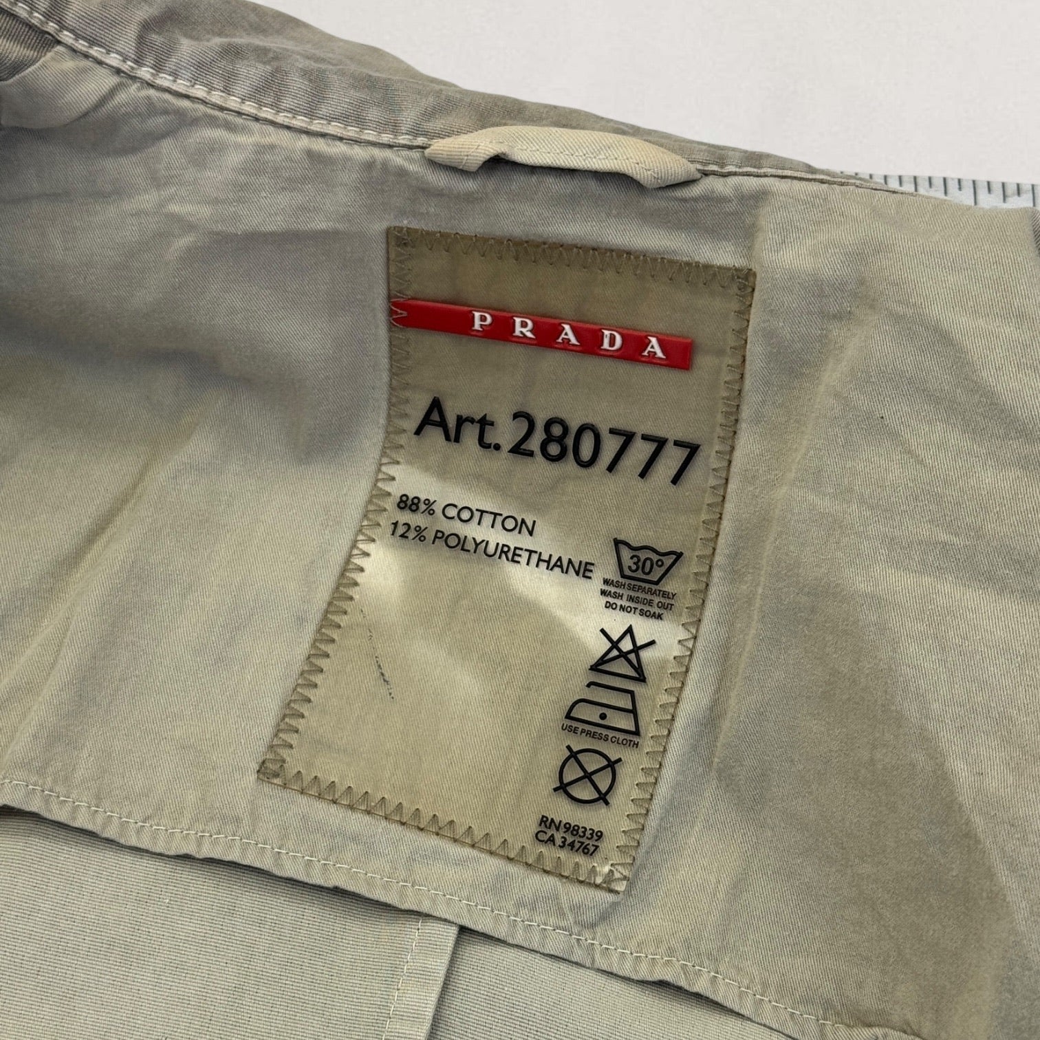 Prada button-up trench - Image 4