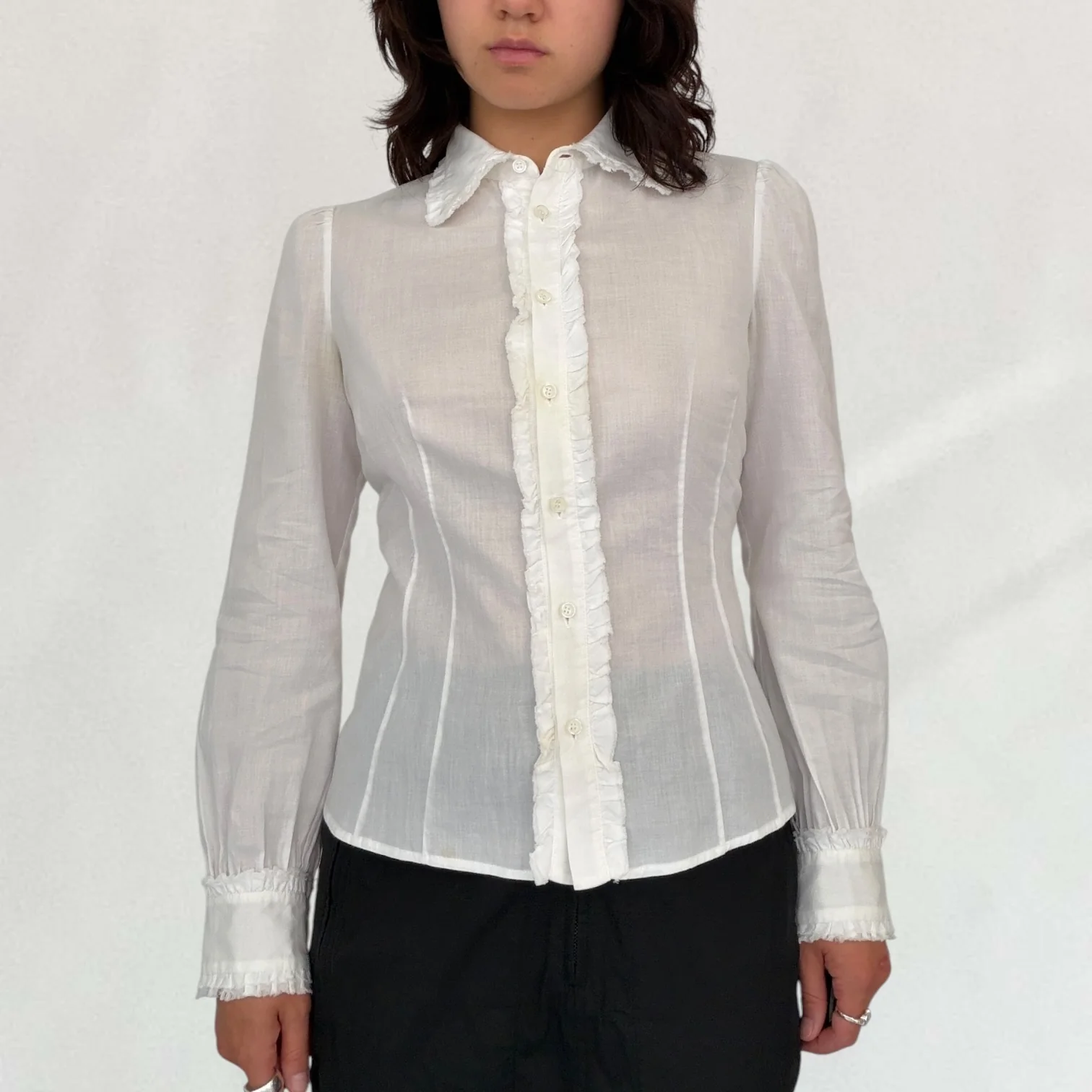 Prada long sleeve blouse