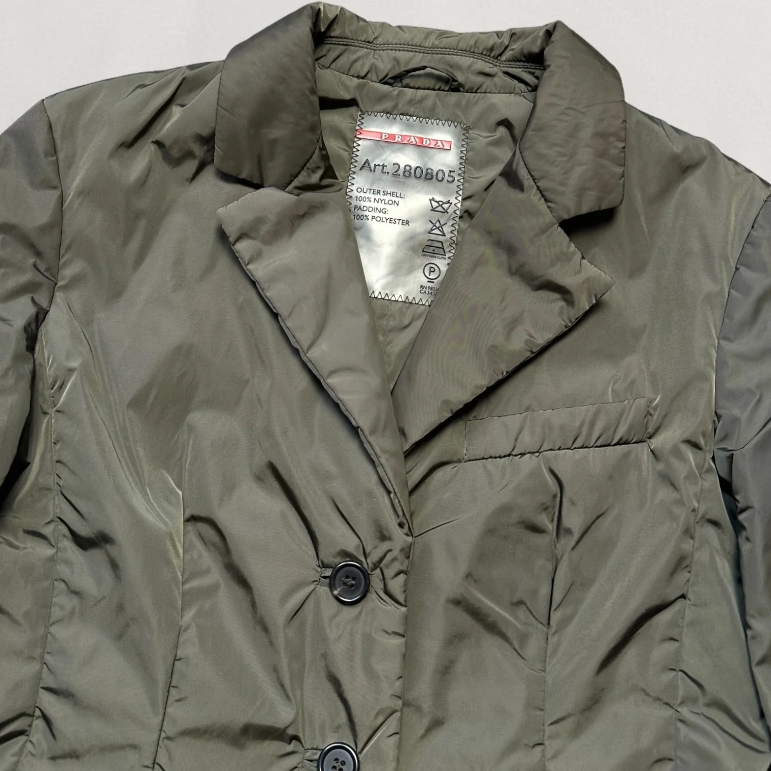 Prada nylon suit jacket - Image 4