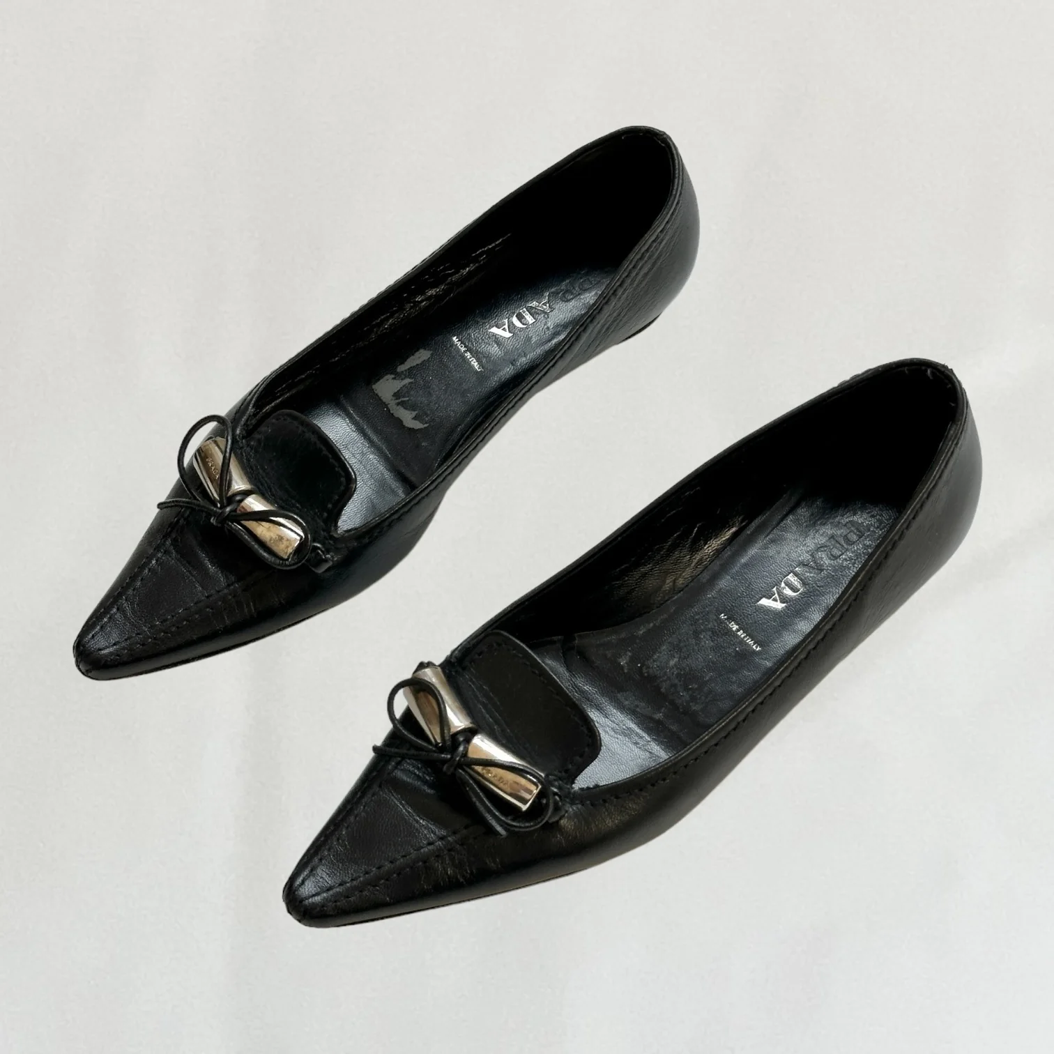 Prada pointed toe ballet flats - Image 3