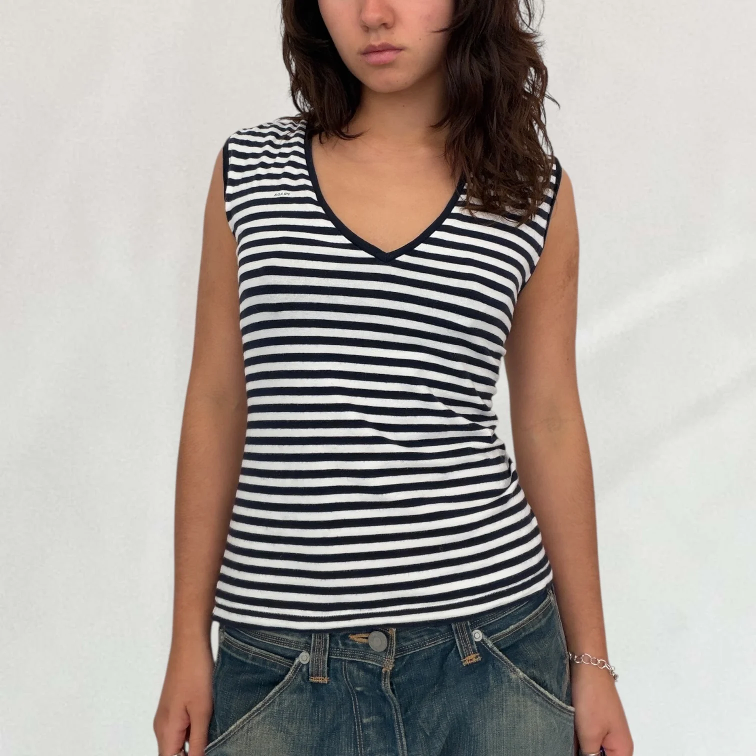 Prada striped vest - Image 2