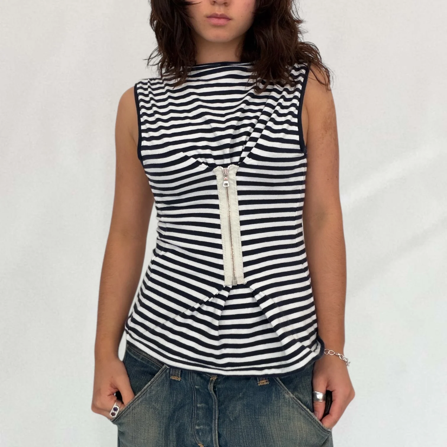 Prada striped vest - Image 3