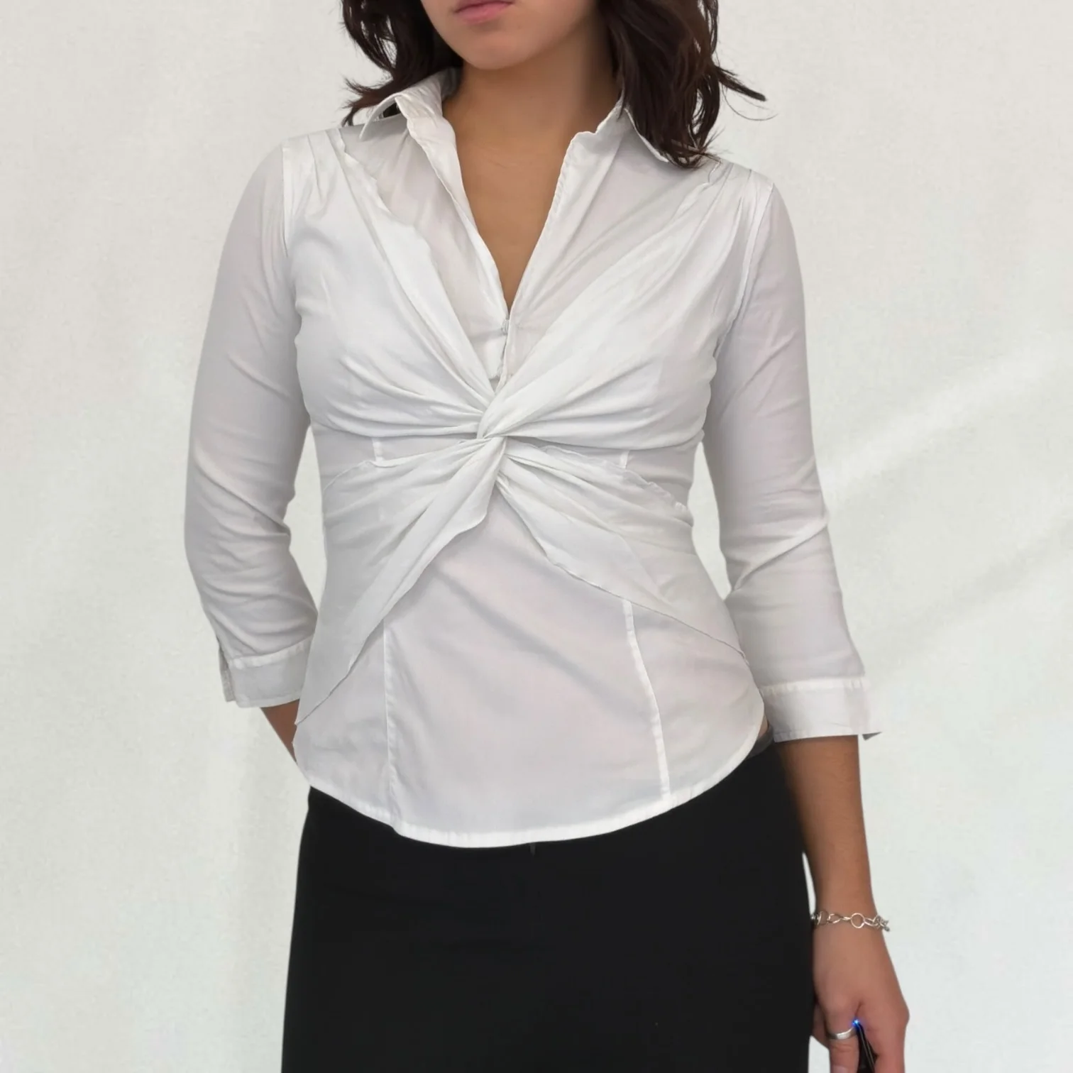 Prada twisted shirt