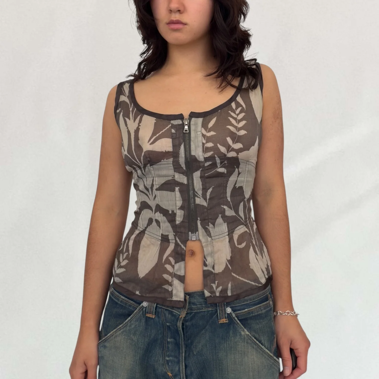 Prada zip up vest - Image 2