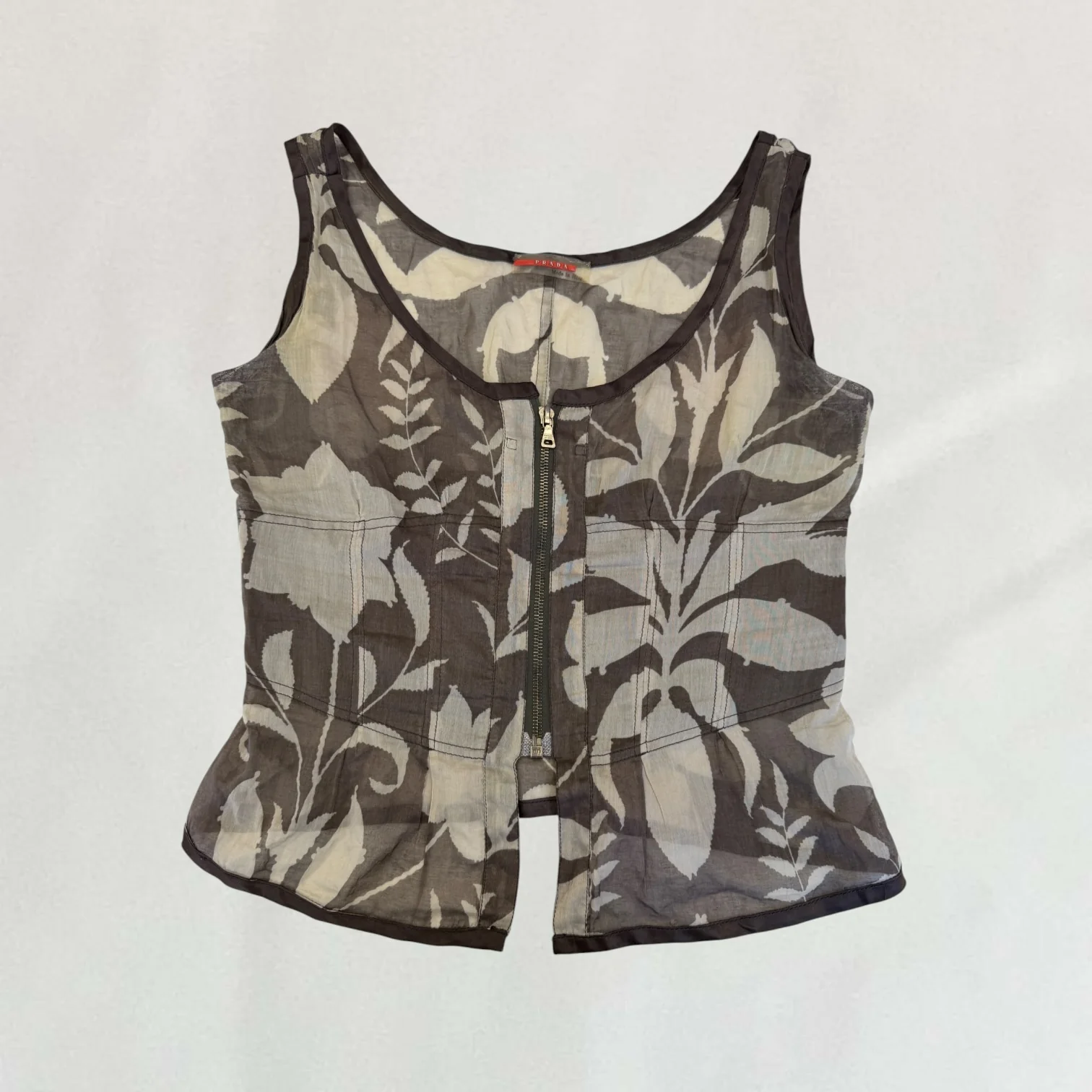 Prada zip up vest - Image 3