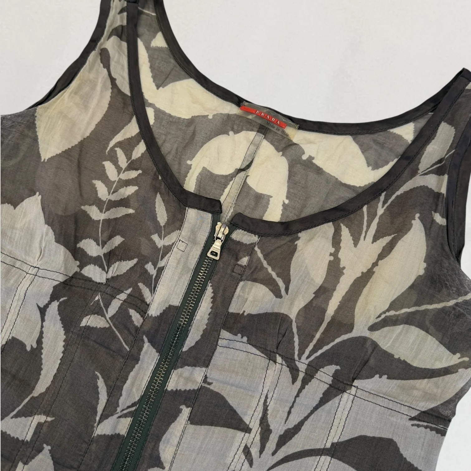 Prada zip up vest - Image 5