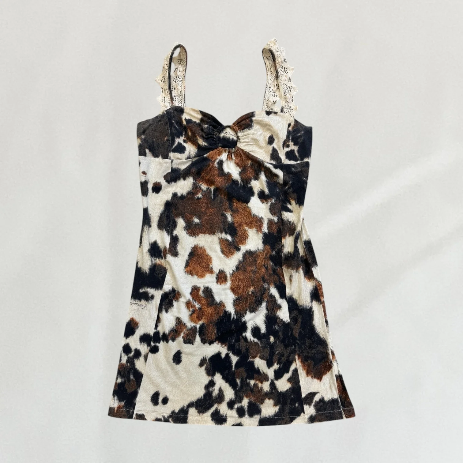 Roberto Cavalli cowhide print dress - Image 3