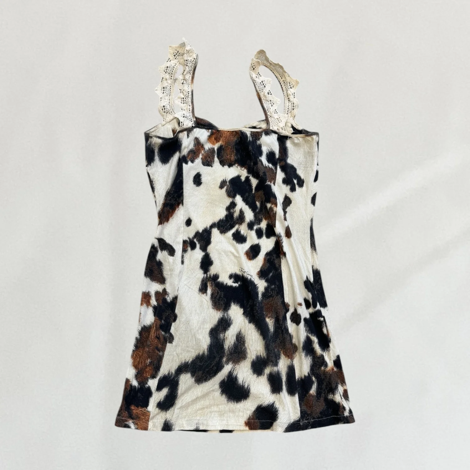 Roberto Cavalli cowhide print dress - Image 4