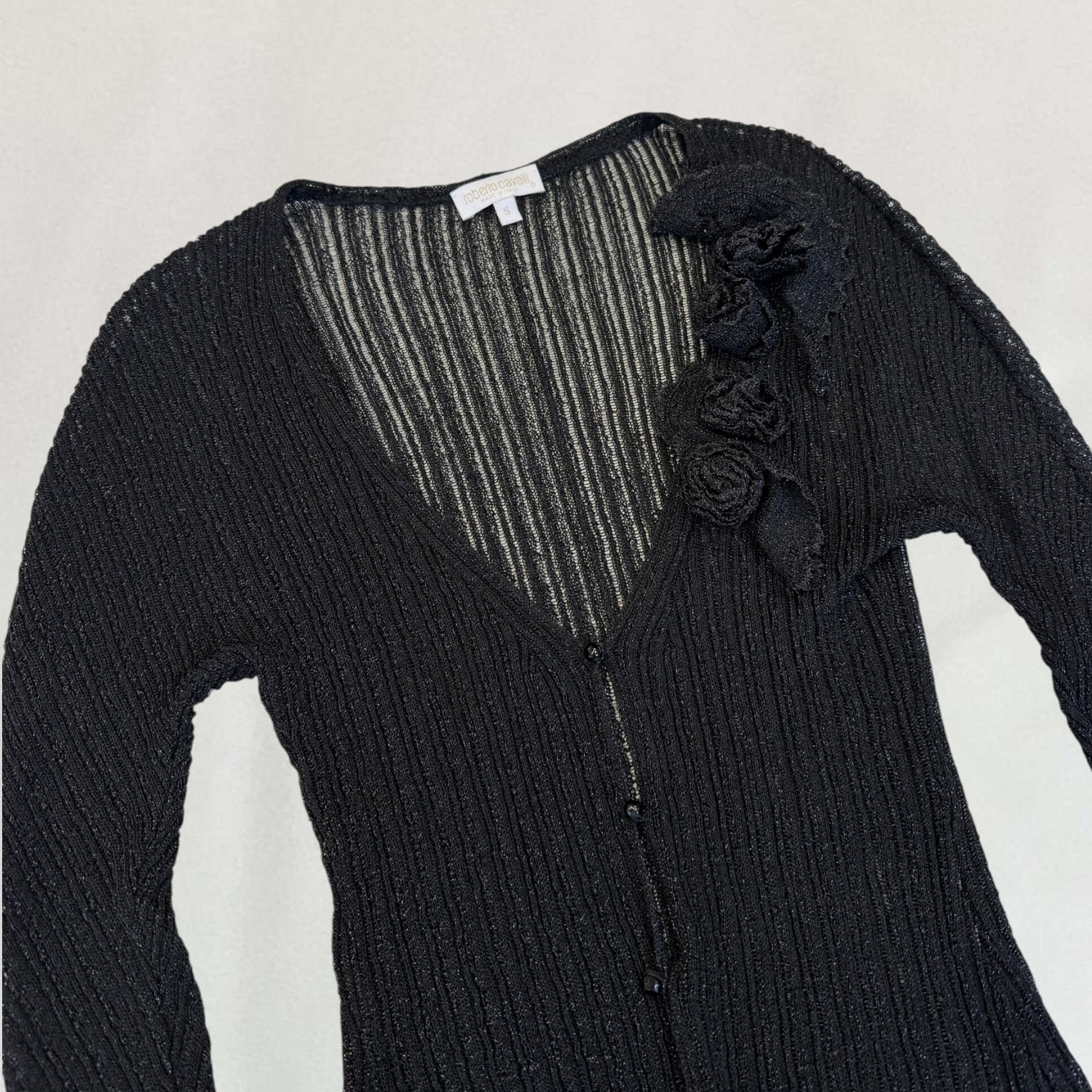 Roberto Cavalli sheer cardigan - Image 4