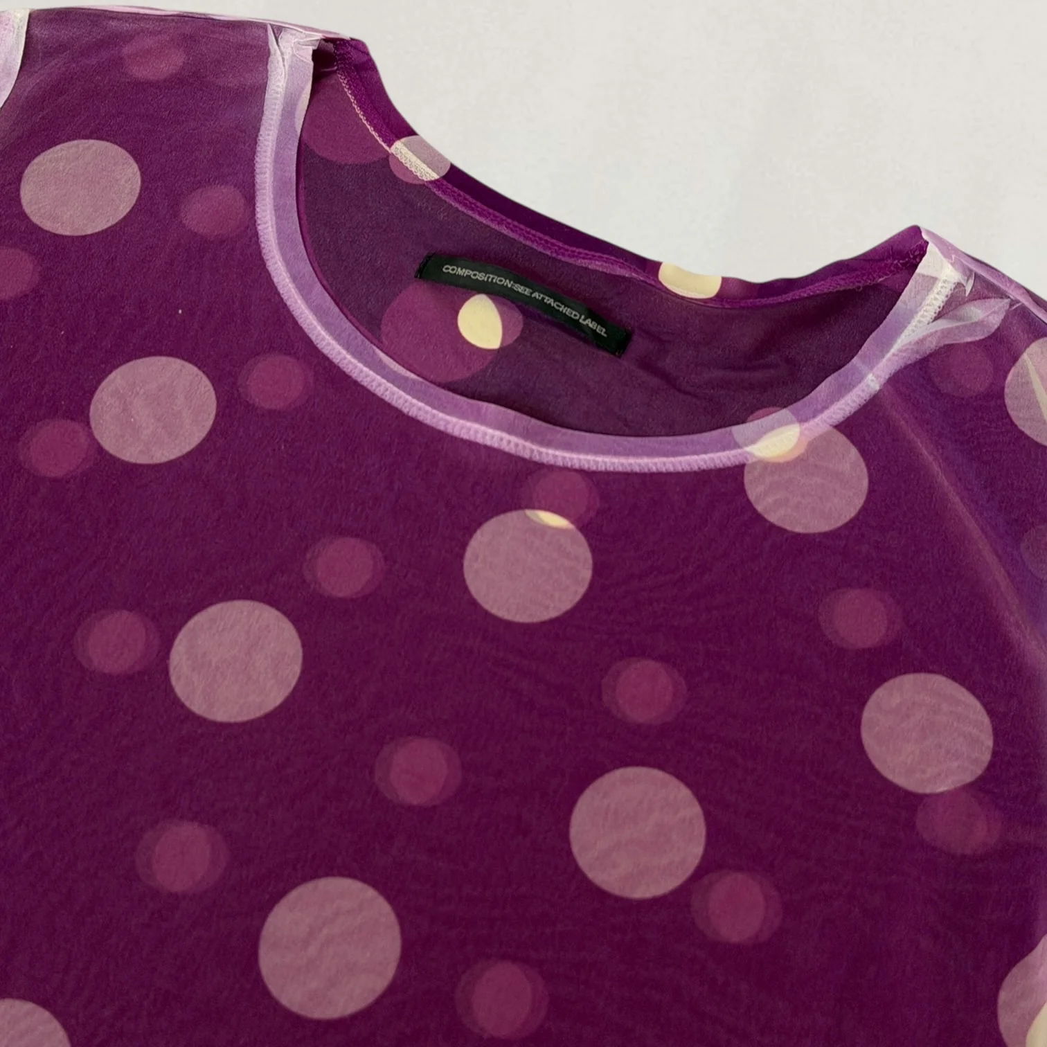 Yohji Yamamoto Y’s polka dot  T-shirt - Image 4